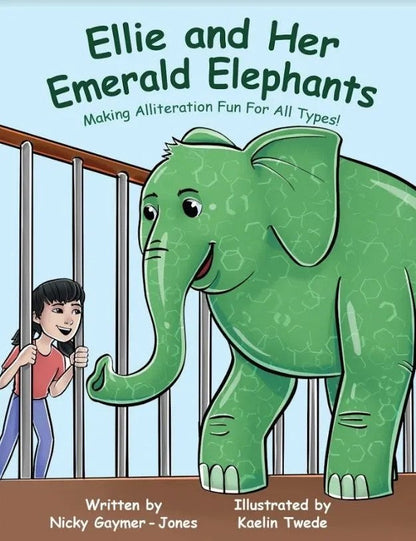 Ellie and Her Emerald Elephants