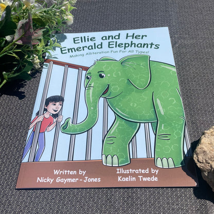 Ellie and Her Emerald Elephants